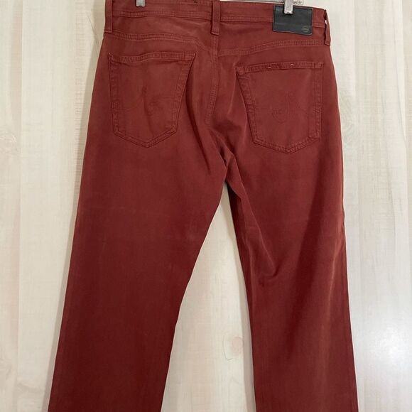 AG Adriano Goldschmied the graduate tailored leg rust pants jeans, size 14 - Picture 13 of 16